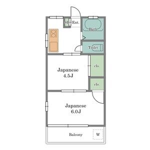 2K 間取り図