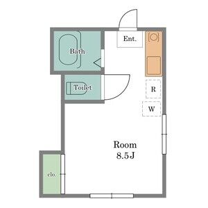 ワンルーム 間取り図
