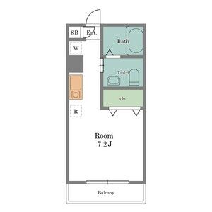 ワンルーム 間取り図