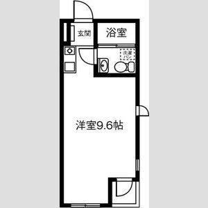 ワンルーム 間取り図