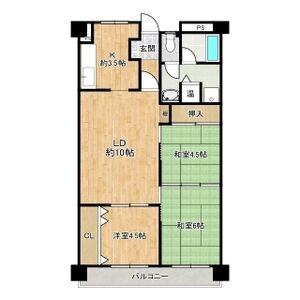 3LDK 間取り図