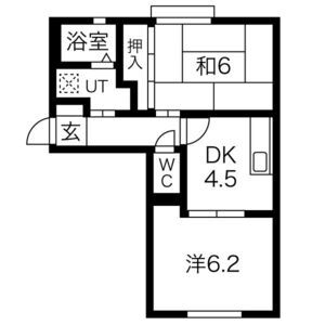 2K 間取り図