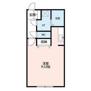 ワンルーム 間取り図