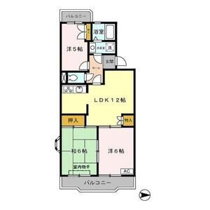 3LDK 間取り図