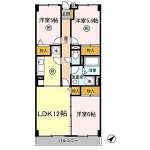 3LDK 間取り図