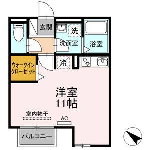 ワンルーム 間取り図