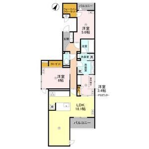 3LDK 間取り図
