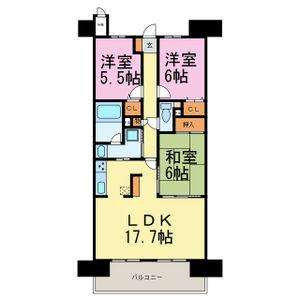 3LDK 間取り図