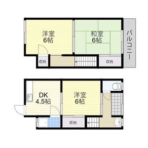3DK 間取り図