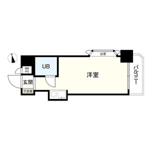 ワンルーム 間取り図