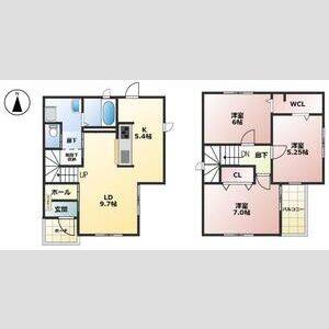 3LDK 間取り図