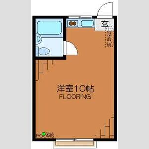 ワンルーム 間取り図