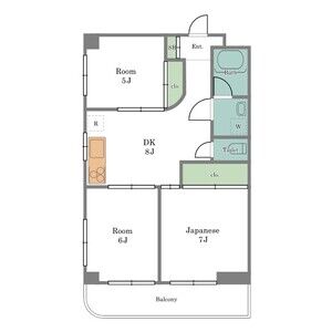 3LDK 間取り図