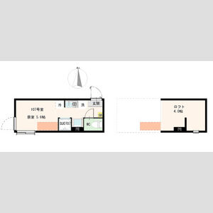 ワンルーム 間取り図