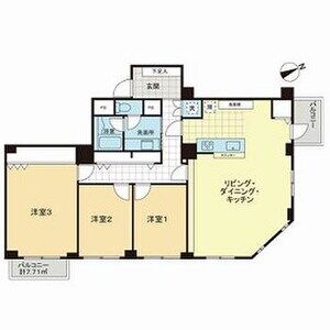3LDK 間取り図