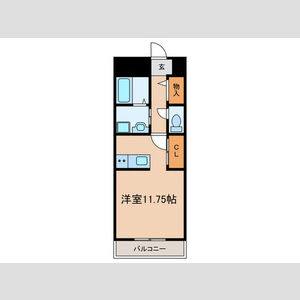 ワンルーム 間取り図