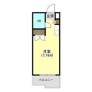 ワンルーム 間取り図