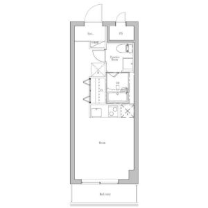 ワンルーム 間取り図