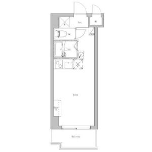 ワンルーム 間取り図