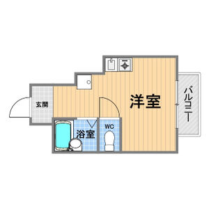 ワンルーム 間取り図