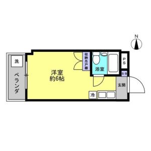 ワンルーム 間取り図