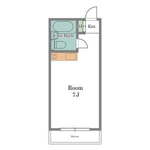 ワンルーム 間取り図
