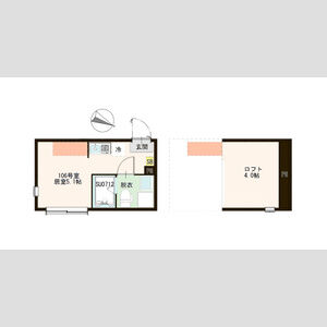 ワンルーム 間取り図