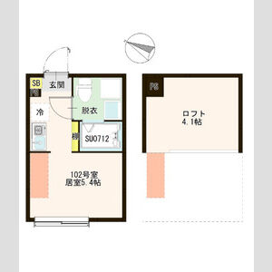 ワンルーム 間取り図