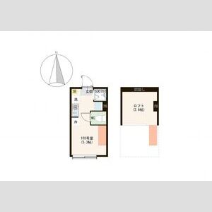 ワンルーム 間取り図