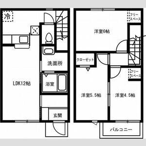 3LDK 間取り図