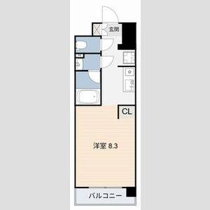 ワンルーム 間取り図