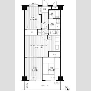 3LDK 間取り図