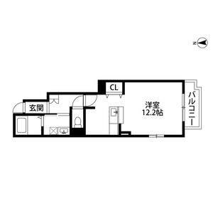 ワンルーム 間取り図