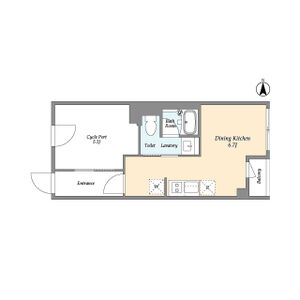 ワンルーム 間取り図
