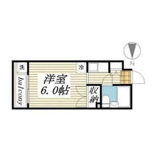ワンルーム 間取り図