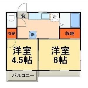 2K 間取り図
