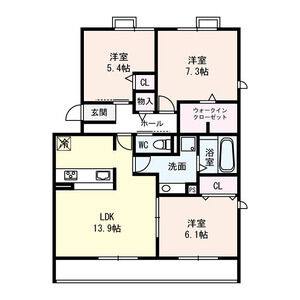 3LDK 間取り図