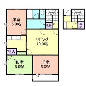 3LDK 間取り図