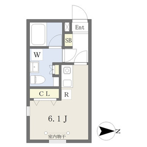 ワンルーム 間取り図