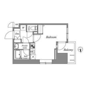 ワンルーム 間取り図