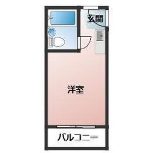 ワンルーム 間取り図