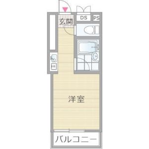 ワンルーム 間取り図