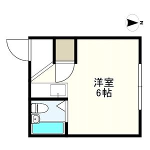 ワンルーム 間取り図