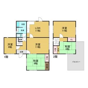 5LDK 間取り図
