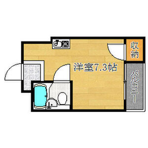ワンルーム 間取り図