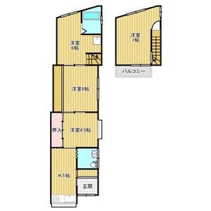 4DK 間取り図