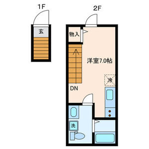 ワンルーム 間取り図