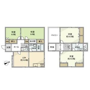 4LDK 間取り図