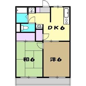 2DK 間取り図