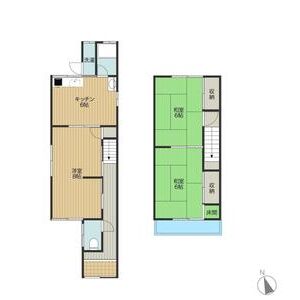 3DK 間取り図